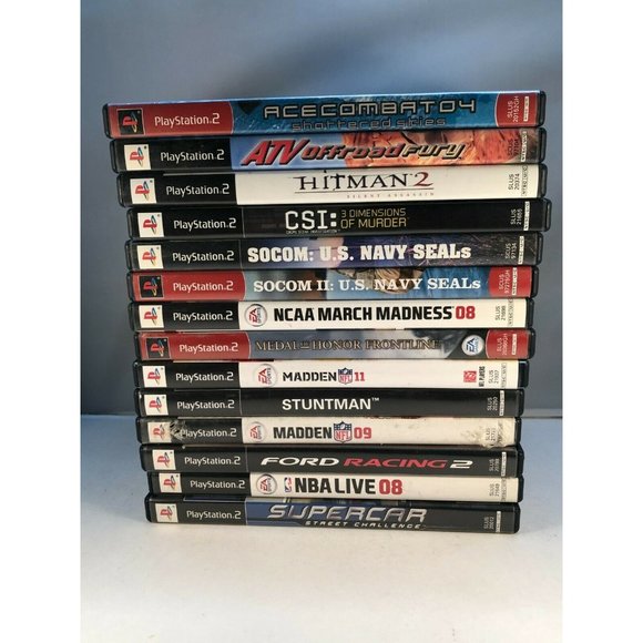 PlayStation 2 GAME BUNDLE 15 GAMES VERY CLEAN DISCS TESTED ALL COMPLETE